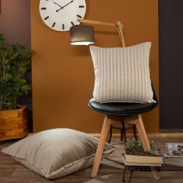Cushion Manhattan 01 Ecru Teoran ECRU