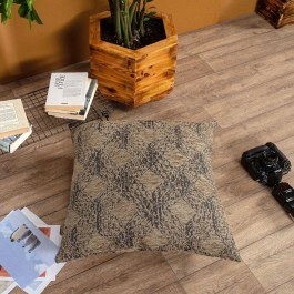 Μαξιλαροθήκη Διακοσμητική Δαπέδου Ohio 03 Dark Grey Teoran DARK GREY