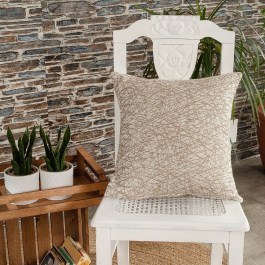Pillow Case Decorative Potenza 02 Beige Teoran BEIGE