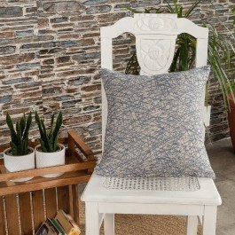 Pillow Case Decorative Potenza 05 Blue Teoran BLUE