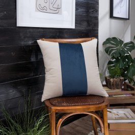 Cushion Cover Linus 04 Blue Teoran BLUE