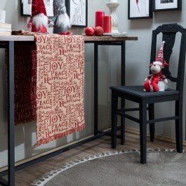 Τραβέρσα Χρισουγεννιάτικη Steinhaus 01 Red Teoran RED