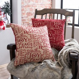 Christmas Cushion Cover Steinhaus 01 Red Teoran RED