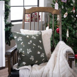 Christmas Cushion Cover Saxen 13 Green Teoran GREEN