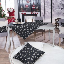 Καρέ Χριστουγεννιάτικο Saxen 06 Black Teoran BLACK