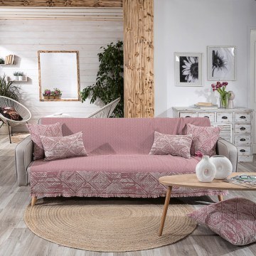 Throw Izola 06 Pink Teoran