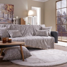 Throw Nashville 05 Brown-Beige Teoran BROWN-BEIGE