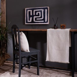 Table Runner Kingston 01 Ecru Teoran ECRU