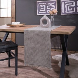 Table Runner Kingston 03 Taupe Teoran TAUPE