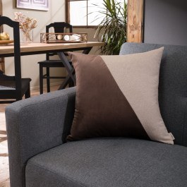 Μαξιλάρι Διακοσμητικό (Με Γέμιση) Mainus 03 Brown Teoran BROWN