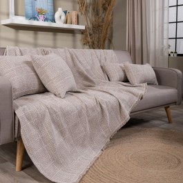Throw Belluno 02 Beige Teoran BEIGE