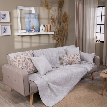 Throw Treviso 04 Grey Teoran