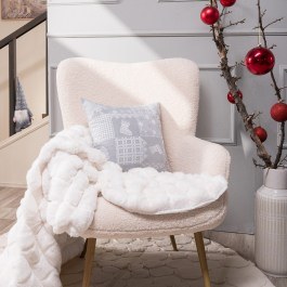 Μαξιλαροθήκη Διακοσμητική Χριστουγεννιάτικη Mariazell 11 Grey Teoran GREY