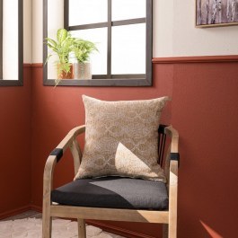 Μαξιλάρι Διακοσμητικό (Με Γέμιση) Garland 08 Light Brown Teoran LIGHT BROWN