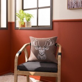Μαξιλαροθήκη Διακοσμητική Reindeer 03 Brown Teoran BROWN