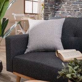 Μαξιλάρι Διακοσμητικό (Με Γέμιση) Forli 04 Light Grey Teoran LIGHT GREY