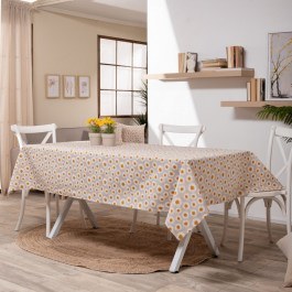 Τραπεζομάντηλο Floreta 01 Beige Teoran BEIGE