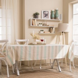 Τραπεζομάντηλο Vera 08 Beige-Aqua Teoran BEIGE-AQUA