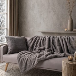 Κουβέρτα Καναπέ Fox 11 Grey Teoran GREY