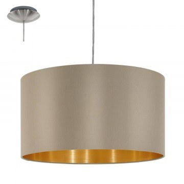 Ceiling Illuminant Maserlo 31602 Taupe Eglo