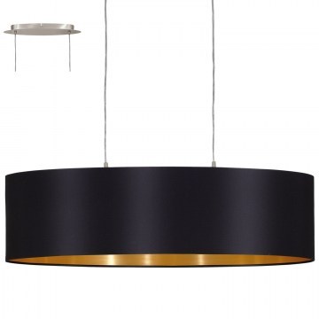 Ceiling Illuminant Maserlo 31611 Black Eglo