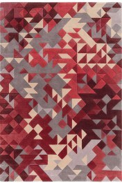 Carpet Enigma Red Asiatic London RED