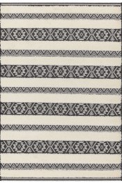 Χαλί Monty MN03 Stripe Black-Cream Asiatic London CREAM-BLACK