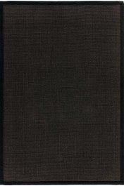 Χαλί Sisal Black-Black Asiatic London BLACK