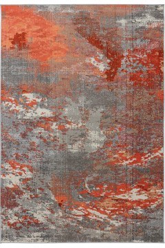 Χαλί Colores Cloud C012 Magma Terracotta-Grey Asiatic London
