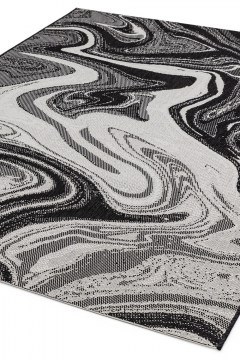Carpet Patio 19 120X170 Black Marble Asiatic London