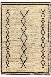 Carpet Souk 120X170 Bleach-Black Asiatic London BEIGE-BLACK
