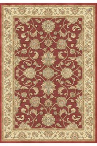 3 Piece Bedroom Carpet Set Farashe 45/491220 Cream-Red 67X490 Klonaras