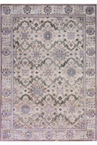 3 Piece Bedroom Carpet Set Farashe 953/474640 Cream-Mauve 67X490 Klonaras