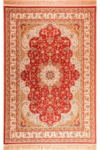 3 Piece Bedroom Carpet Set Orian 217 Red 67X490 Klonaras