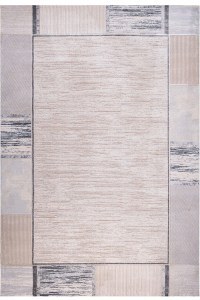 Hallway Runner Velvet Modern 9249 Beige-White 80X... Klonaras