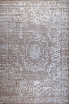 3 Piece Bedroom Carpet Set Velvet Vintage 4664 Cream-Beige 67X490 Klonaras