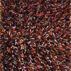 Wall-to-Wall Carpet Tagliatelle Orange 40mm Klonaras
