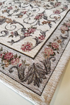 Carpet Ibiza Aubusson 225-J Cream-Grey-Multi 150X150 Round Klonaras