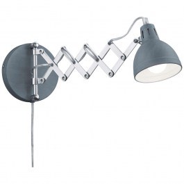 Wall Lamp Scissor R20321078 1xE14 28W D15cm Cement RL Lighting CEMENT