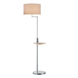 Floor Lamp Claas 40x160cm Nickel Mat-Grey 400400107 Trio Lighting GREY