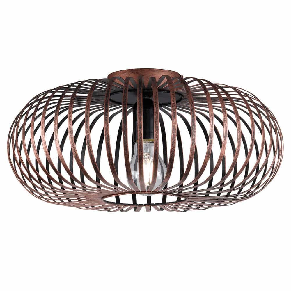 Φωτιστικό Οροφής - Πλαφονιέρα Johann 606900162 Antique Copper Trio Lighting
