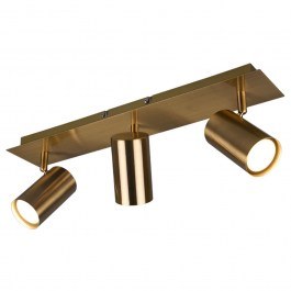 Ceiling Light - Spot Marley 802400304 3xGU10 35W 48x9x15cm Brass Mat Trio Lighting BRASS