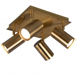 Ceiling Light - Spot Marley 802430404 4xGU10 35W 24x24x15cm Brass Mat Trio Lighting BRASS