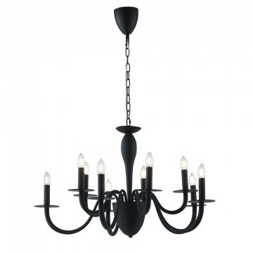 Ceiling Light I-Armstrong/10 NER Black Luce Ambiente Design