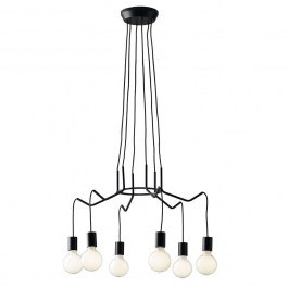 Ceiling Light I-Habitat-S6 NER Black Luce Ambiente Design BLACK