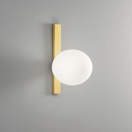 Φωτιστικό Τοίχου - Απλίκα I-Enoire-AP1-Oro E14 28x14cm Gold Luce Ambiente Design GOLD