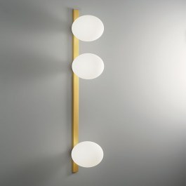 Φωτιστικό Τοίχου - Απλίκα I-Enoire-AP3-Oro E14 90x14cm Gold Luce Ambiente Design GOLD