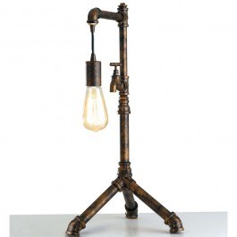Table Lamp Amarcord I-AMARCORD-L1 1xE27 41x30x61cm Rust Luce Ambiente Design RUST