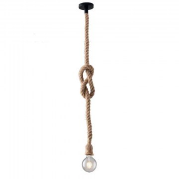 Ceiling Light I-Rope-S1 Natural-Black Luce Ambiente Design
