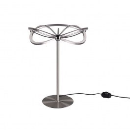 Table Lamp Charivari 521210107 SMD-LED D41x50cm Nickel Trio Lighting NICKEL